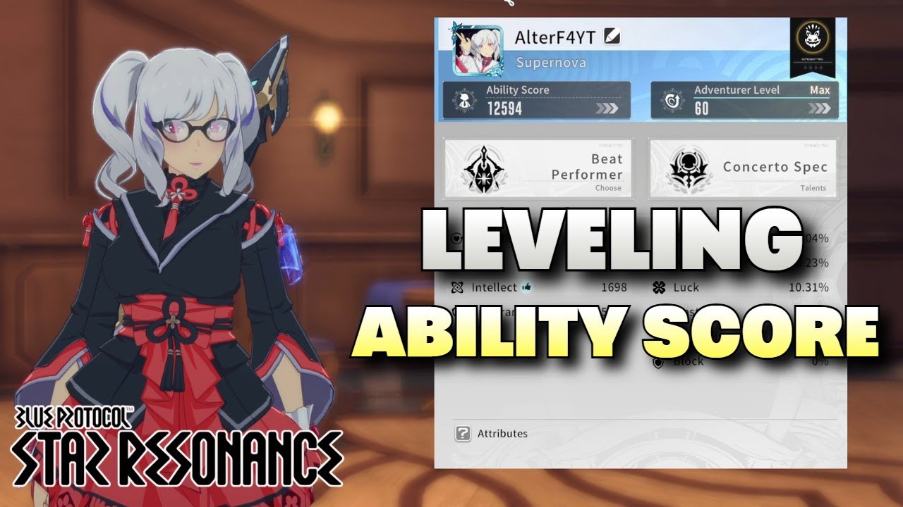 COMO MELHORAR SEU ABILITY SCORE DE MANEIRA EFICIENTE! - BLUE PROTOCOL: STAR RESSONANCE (DUB ENG)