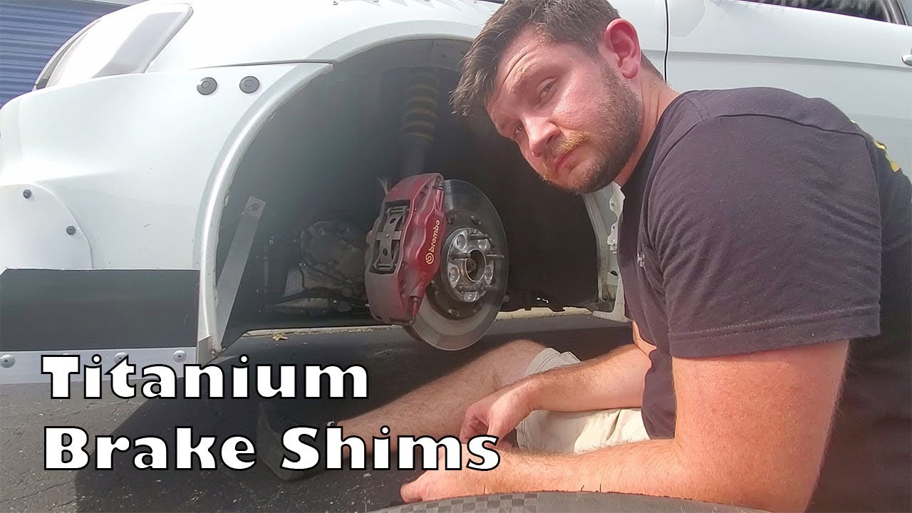 EVO X Titanium Brake Shims