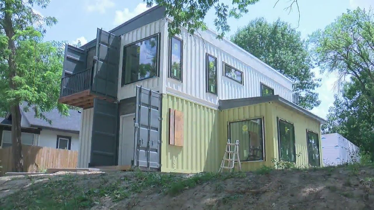 New, Affordable House Built From Base Of Shipping Containers