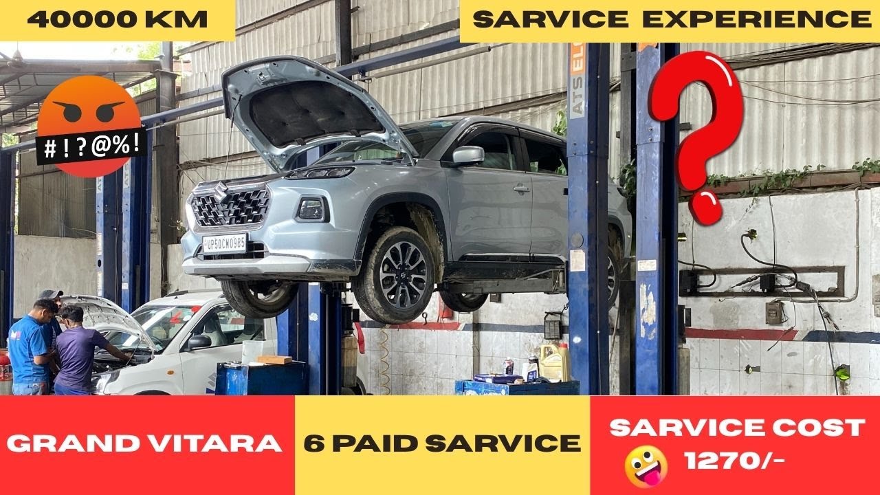 Grand Vitara 6th Paid Sarvice | Grand Vitara 40,000km Sarvice Cost? | Grang Vitara 6th Sarvice