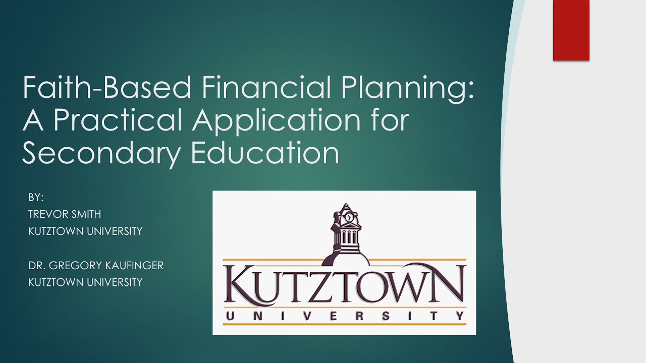 Faith-Based Financial Planning: A Practical Application for Secondary Education