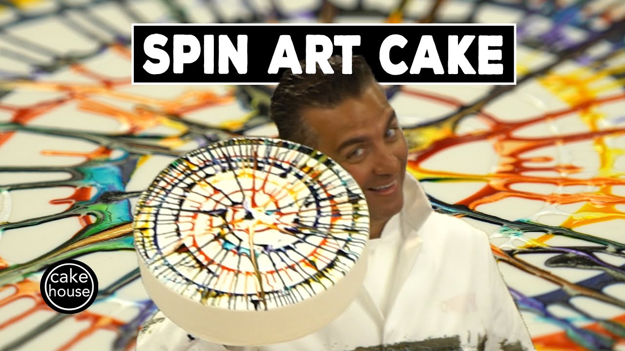 The Cake Boss's INSANE Spin Art Cake | Cool Cakes 09