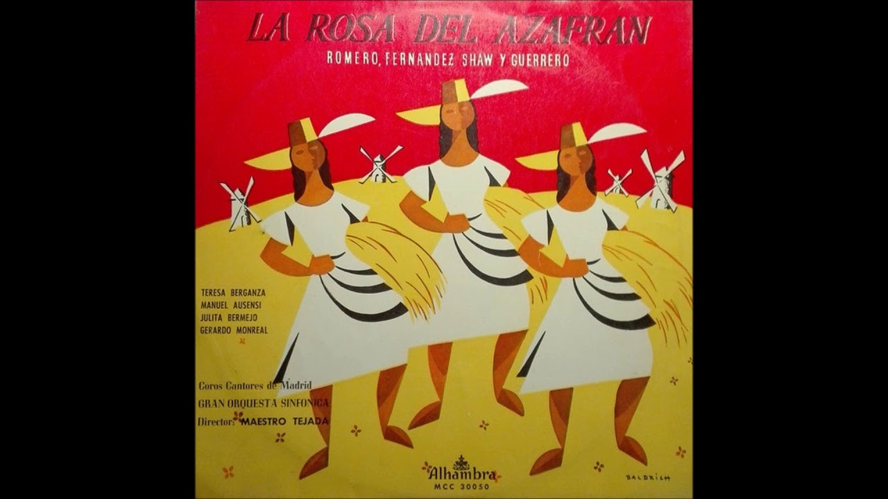 Teresa Berganza - «No me duele que se vaya» (“La rosa del azafrán, 1957)