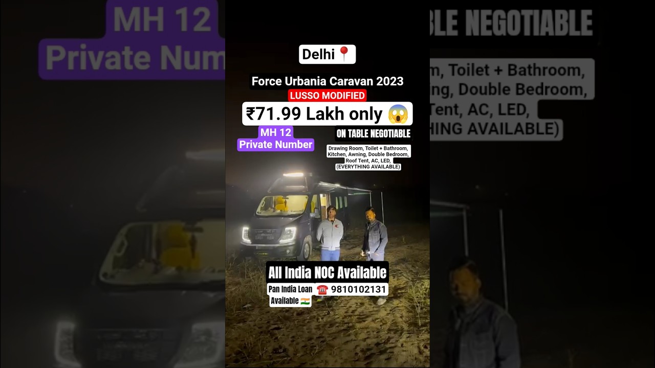 Cheapest Caravan For Sale At Deals On Wheels in Delhi 