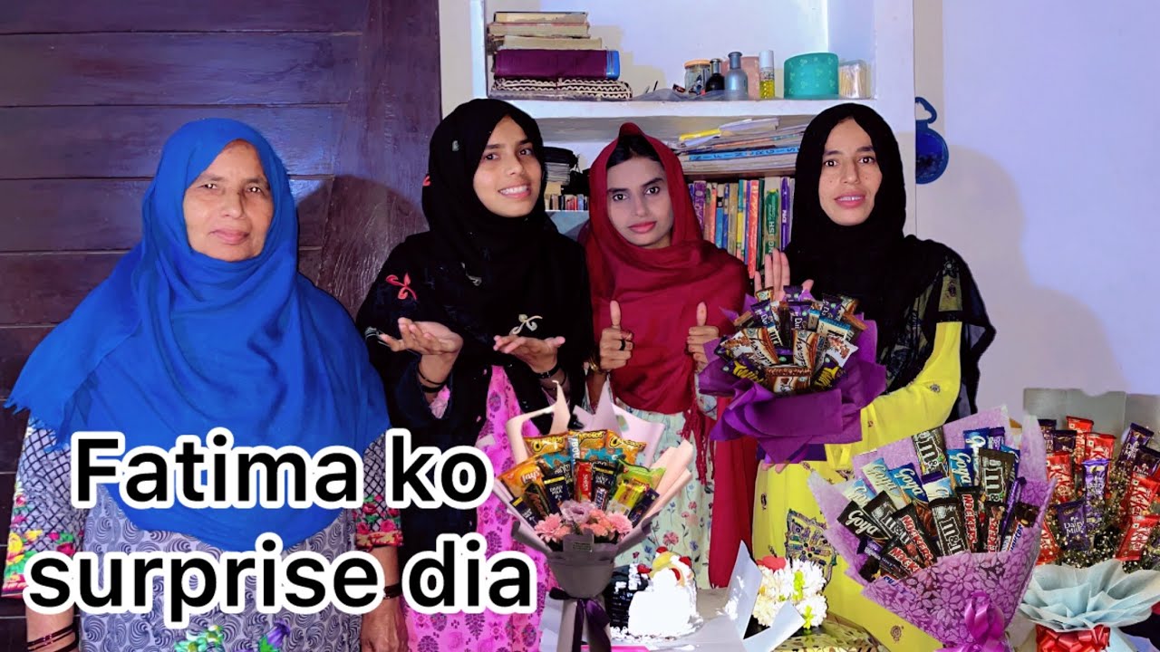 Fatima ko dia surprise ￼|| kis bat Pa || Bache  bhot kush how gy Aj || ya Kia ho rha hy ￼