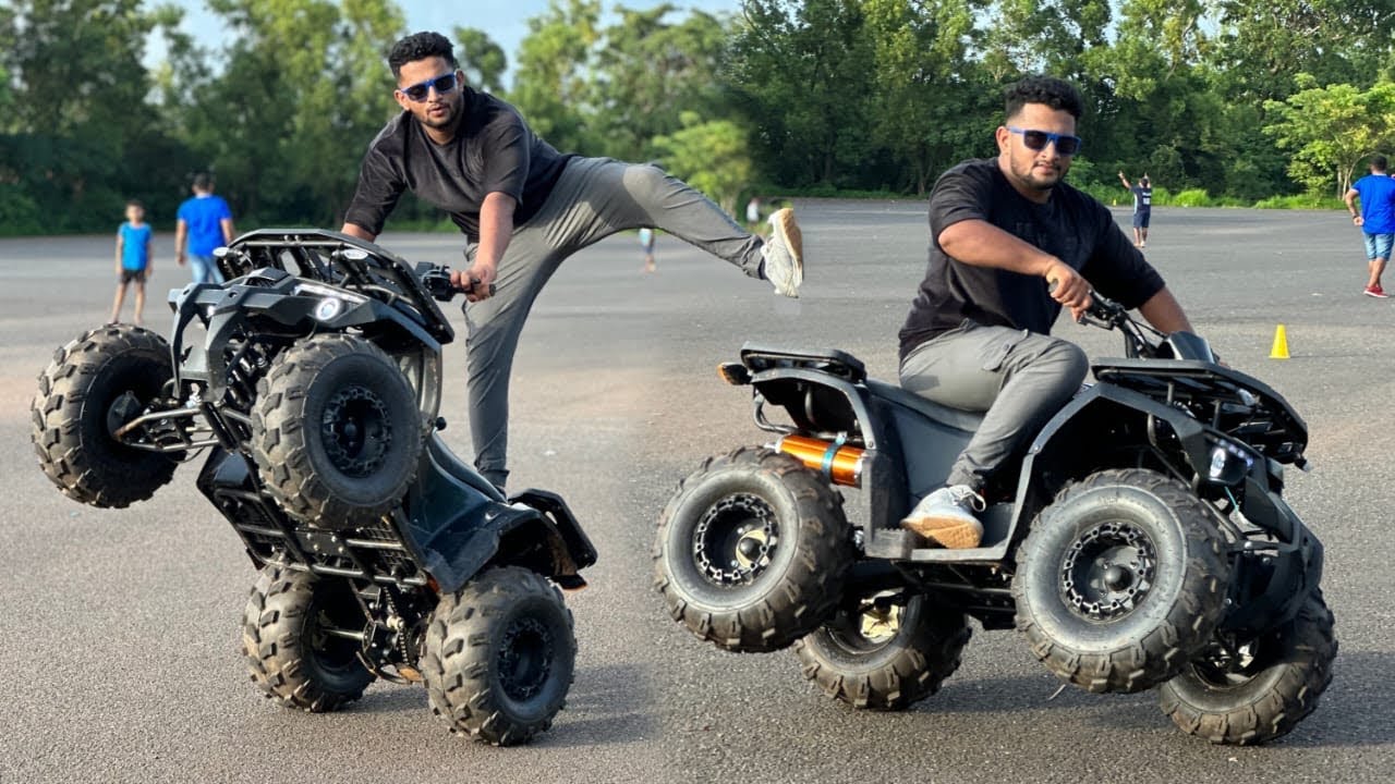 ATV Stunts & Freestyle in GOA 🔥🔥🔥