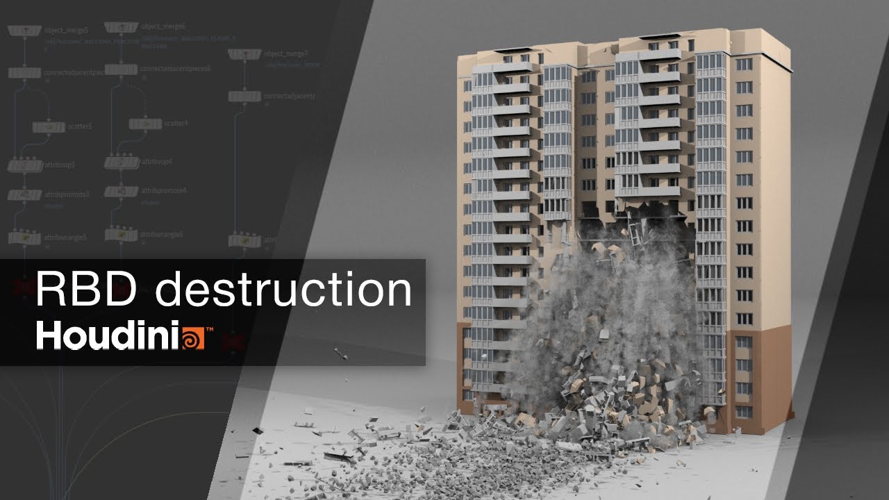 Building explosion || Houdini tutorial