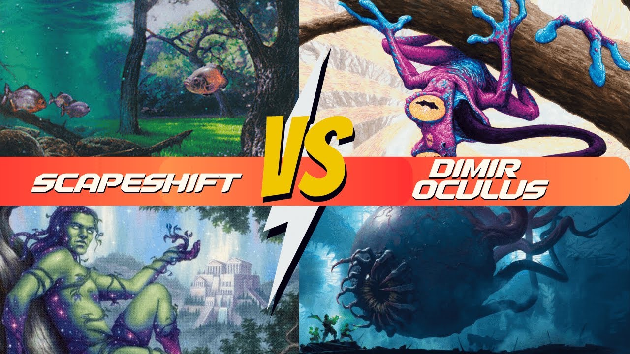 Scapeshift vs Dimir Oculus | Modern Paper Gameplay