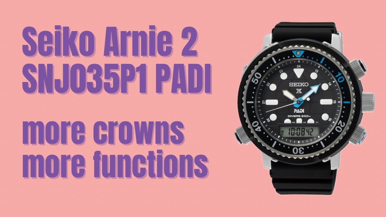 Seiko New Arnie SNJ035P1 - more crowns more power!