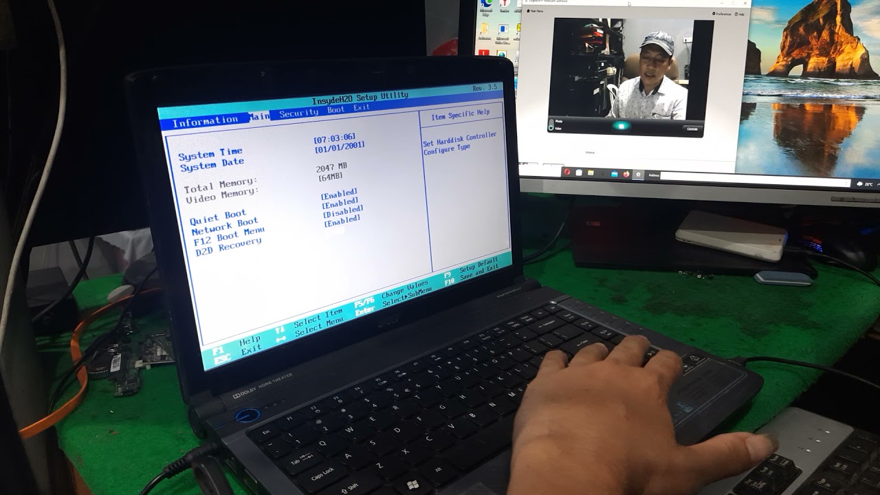 gagal booting / failed bootable windows 7 pada laptop atau pc karena setting hardisk pada setup bios
