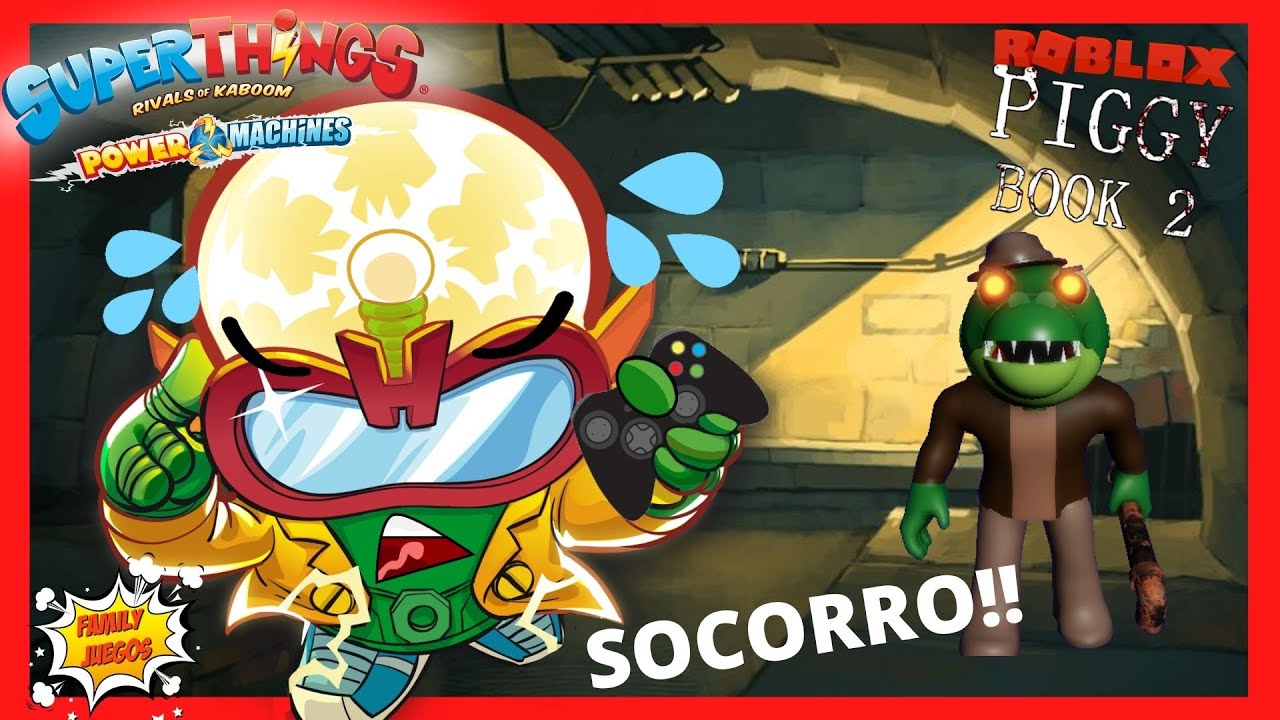 SuperZings Series 7 escapan de cocodrilo mutante Piggy book 2 Roblox