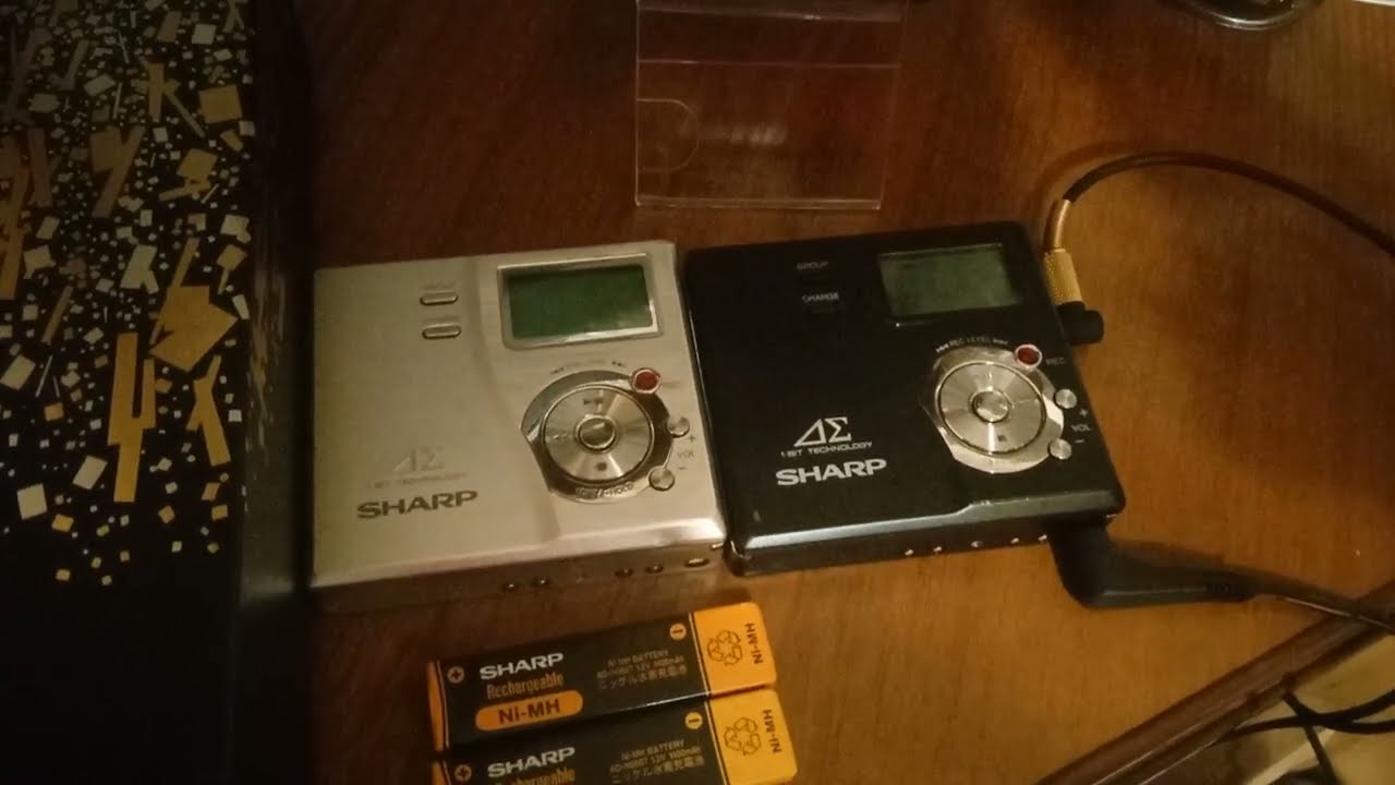 MDLP рекордер SHARP Auvi 1-BIT TECHNOLOGY MD-DR77 Silver & Black Обзор минидисковых рекордеров 2004г
