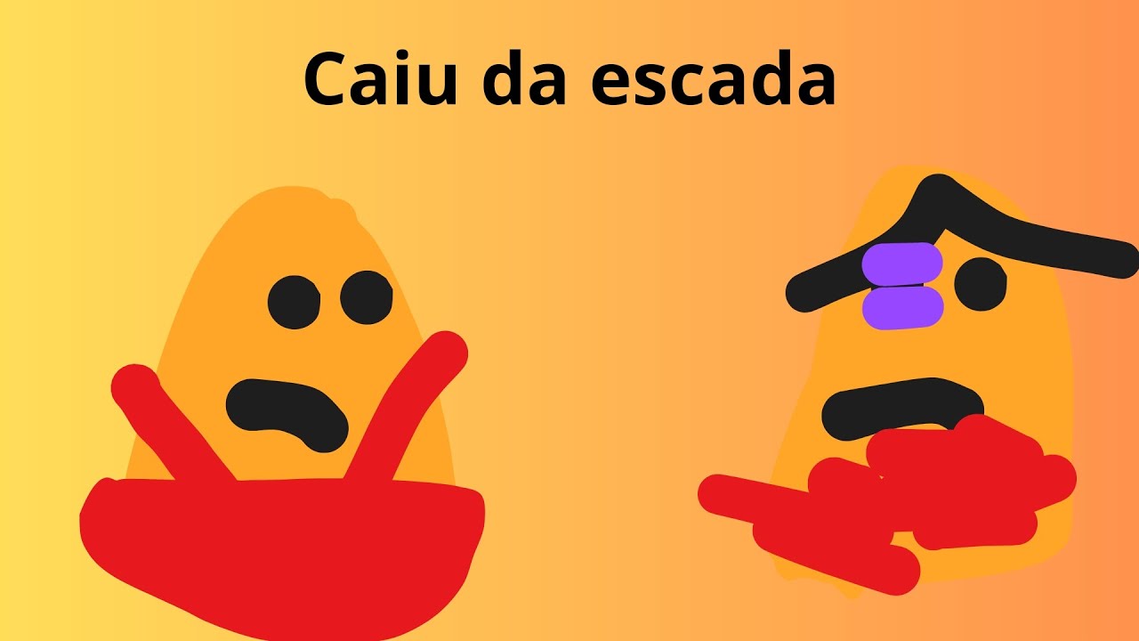 o Pou caiu da escada | Luiz World