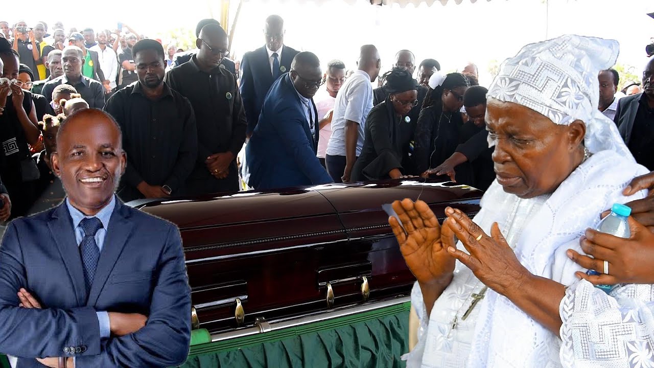 HUZUNI MWILI WA NDUGULILE UKIINGIZWA KABURINI, VILIO VYATAWALA MKE NA WATOTO