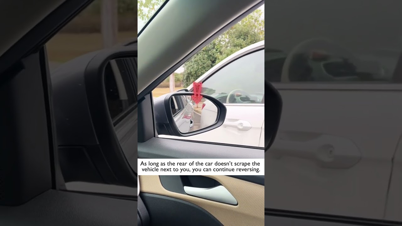 Even beginners can easily park after learning this technique 