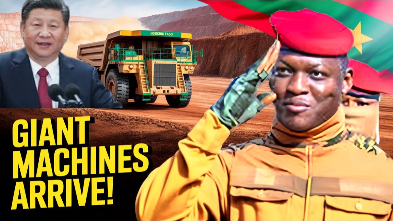 Ibrahim Traore's MASSIVE Mining Machines Land in Burkina Faso!