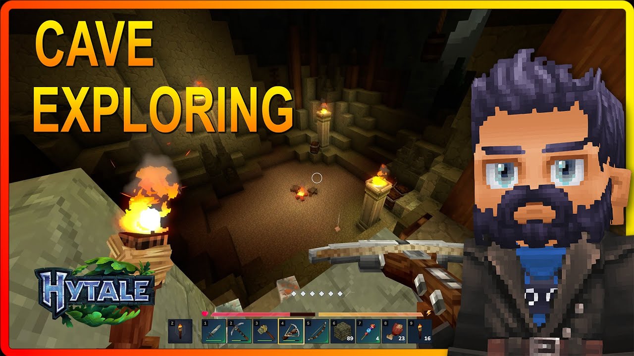 Hytale Gameplay | Exploring Caves for Rare Materials!