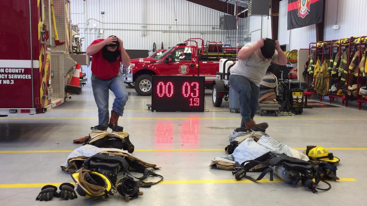 ESD3 Firefighter Bunker Gear Training take 1