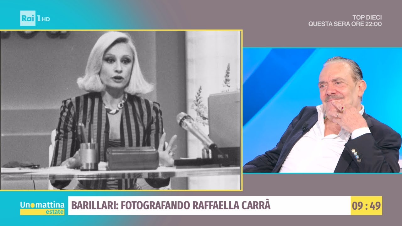 Barillari: fotografando Raffaella Carrà - Unomattina estate - 09/07/2021