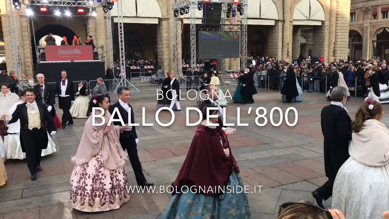 Ballo dell’800 in Piazza Maggiore Bologna