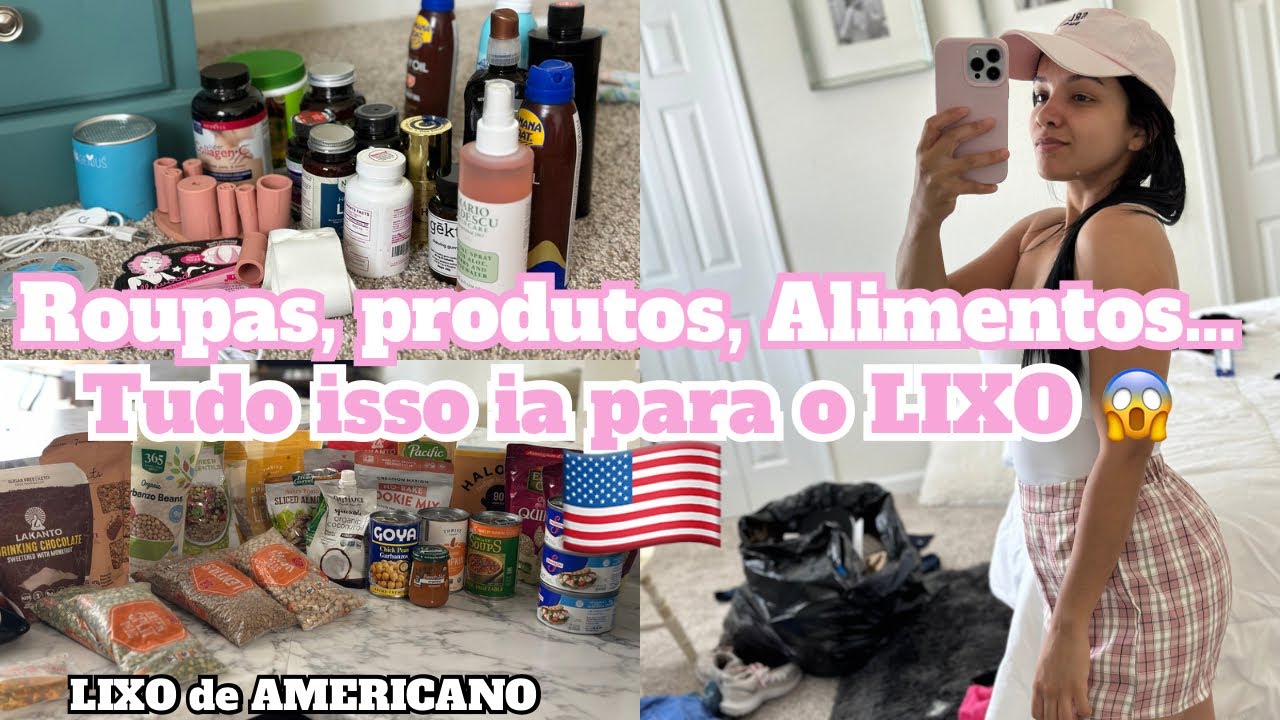 Nem acredito que ela iria jogar essas coisas no lixo😱Lixo de Americano🇺🇸