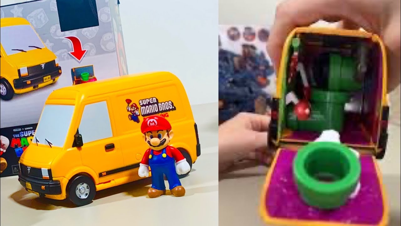 What’s Inside Mario’s Van? Live Unboxing! The Super Mario Bros. Movie Toys