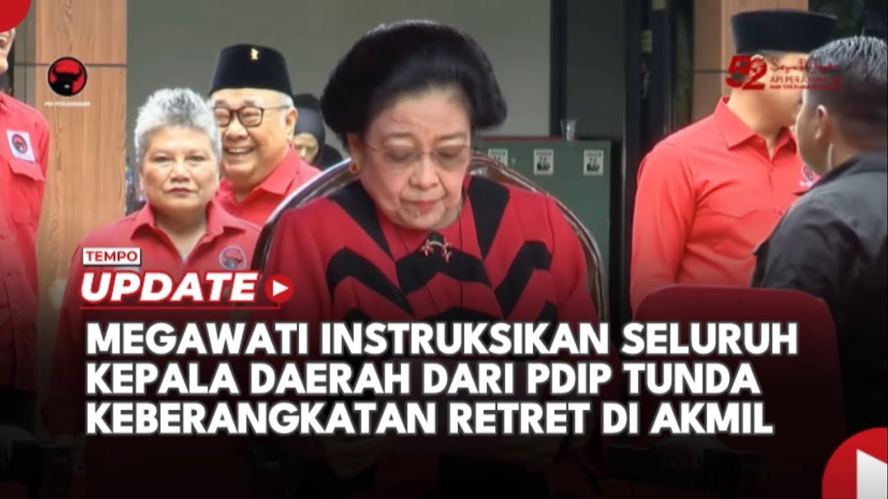 Megawati Instruksikan Seluruh Kepala Daerah dari PDIP Tunda Keberangkatan Retret di Akmil