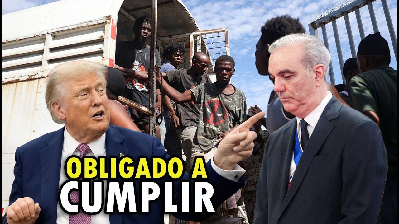 Luis Abinader obligado a deportar a los haitianos ilegales tras pacto con Donald Trump!!