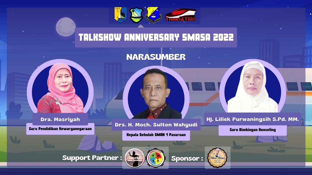 Talkshow Rangkaian Anniversary SMA Negeri 1 Pasuruan ke-64