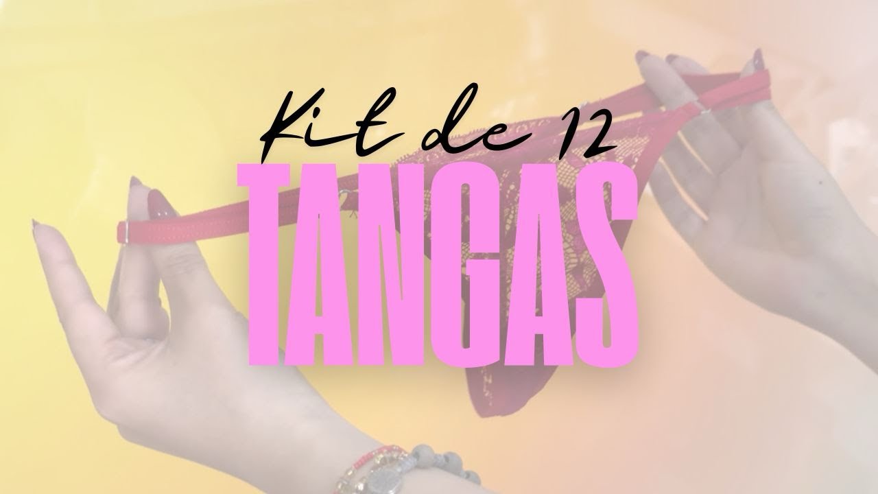 Kit de 12 tangas 👙