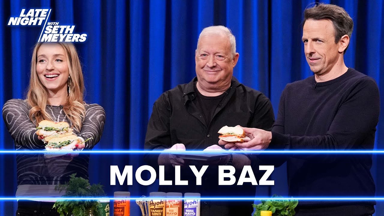 Wally the Cue Card Guy Taste Tests Sandwiches Made by Molly Baz and Seth