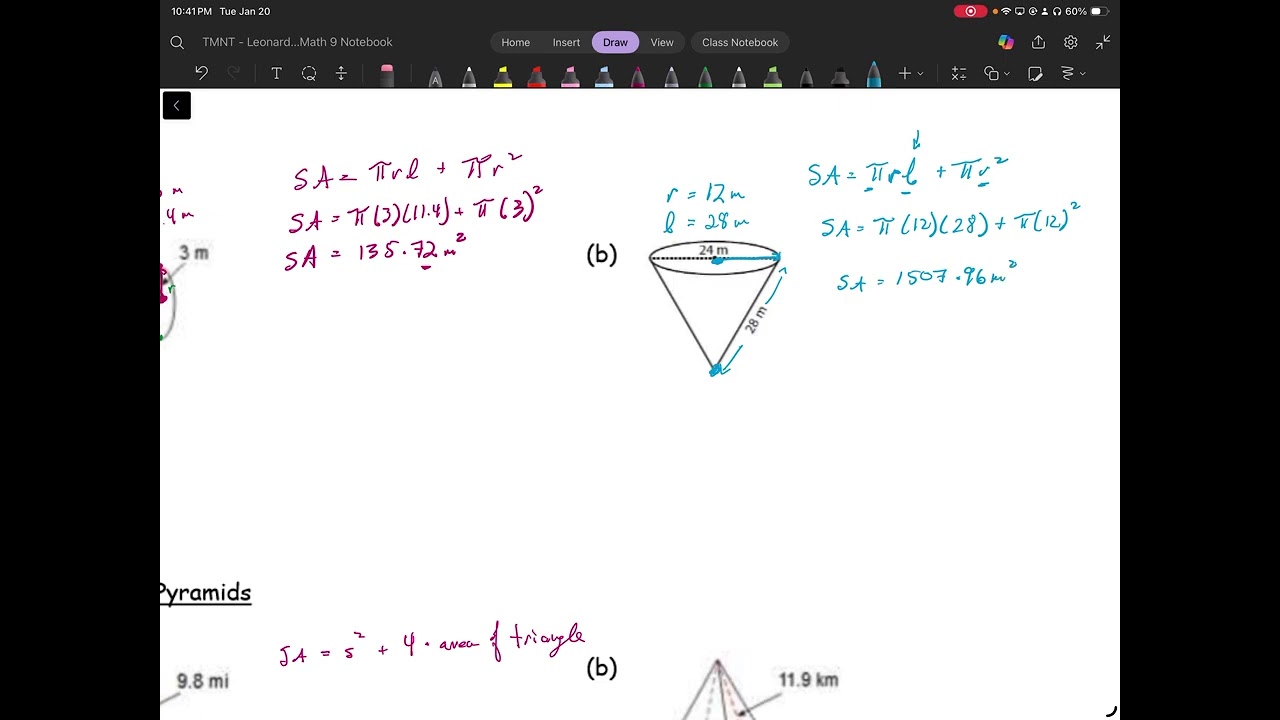 Math 9 -Surface Area 3