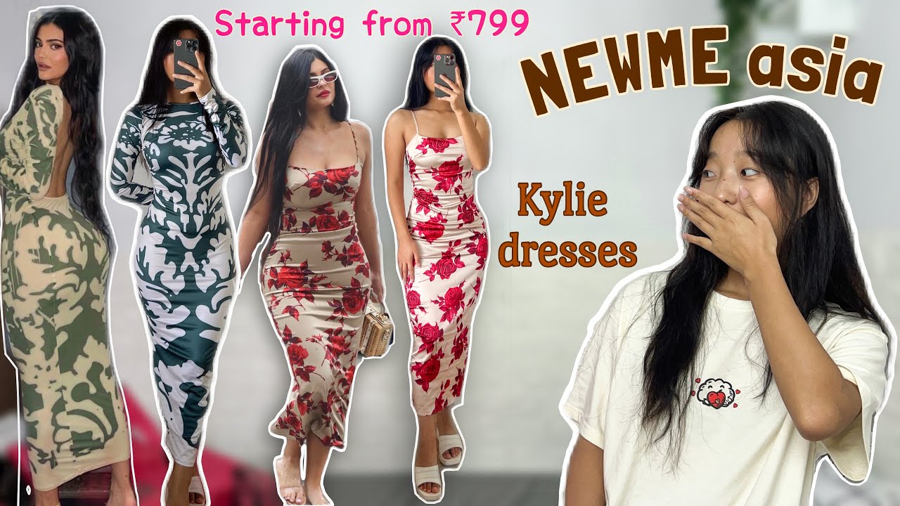 I bought Kylie Jenner’s dupe dresses from NEWME asia |starting from ₹799|