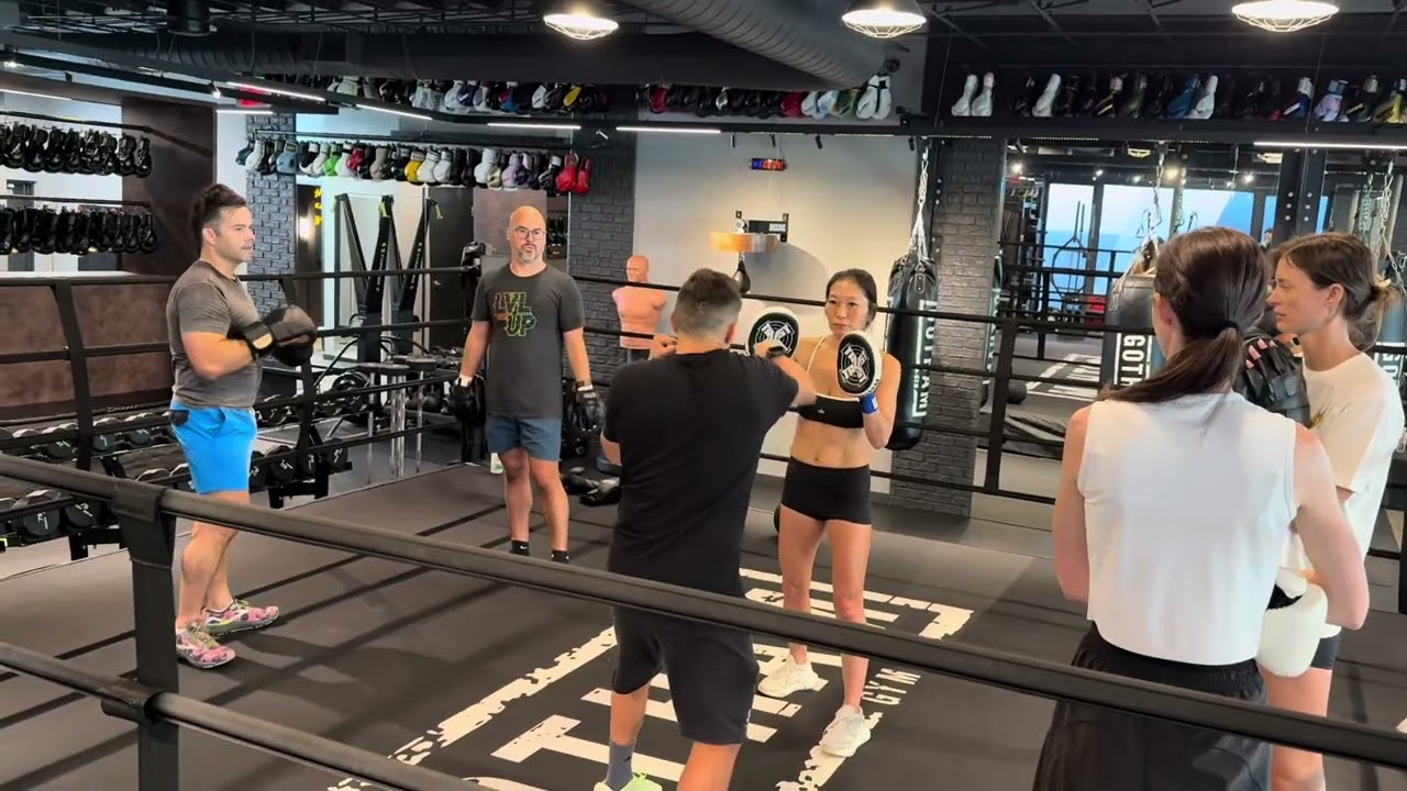 Checking out GOTHAM kickboxing gym in Miami, FL. Let&rsquo;s get this fire 🔥