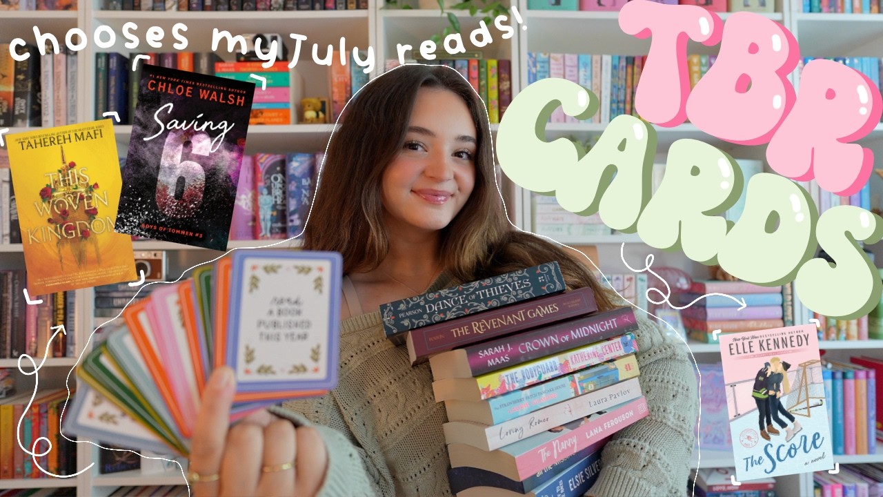 *TBR CARDS* choose my July reads! 📖🕶️👙🏖️