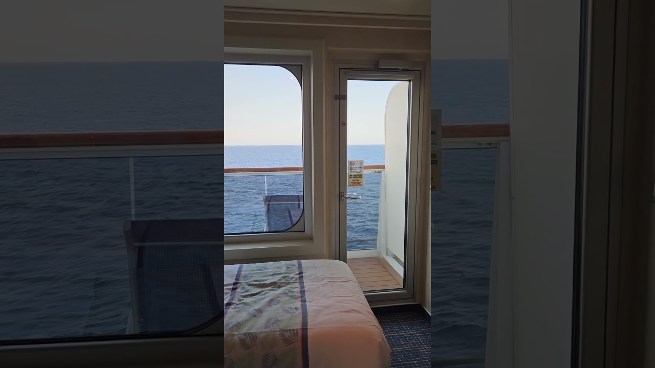 Carnival Panorama Cruise MEXICO. Stateroom with balcony view