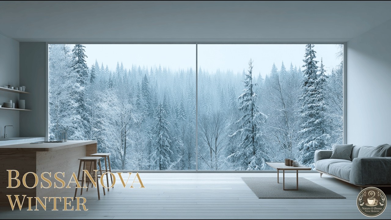 【冬のボサノバ】静寂の雪景色、ミニマルな部屋で聴くセンチメンタル・ボサノバ。心と頭を空っぽにする時間 / Minimalist Winter Home & EmotionalBossa Nova