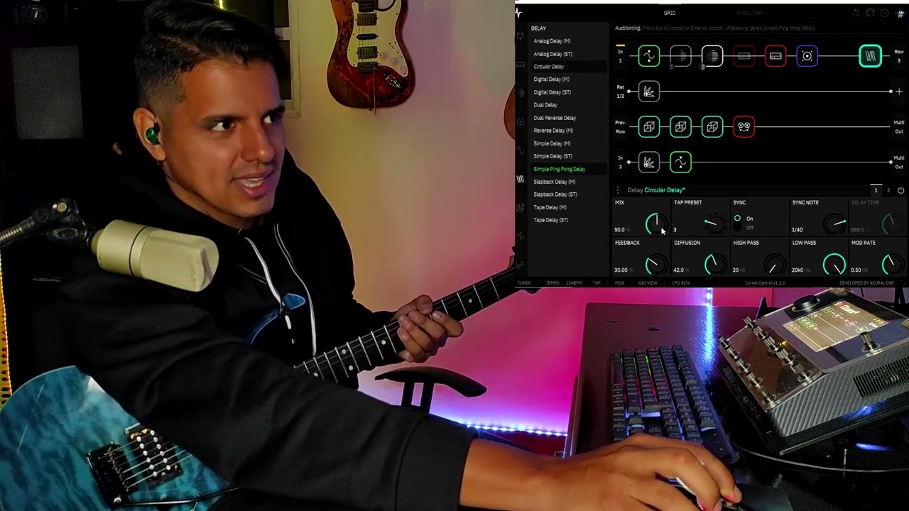 Mi Opinion sobre la Ultima Actualizacion de el QUAD CORTEX l Mi Efecto favorito l Circular Delay