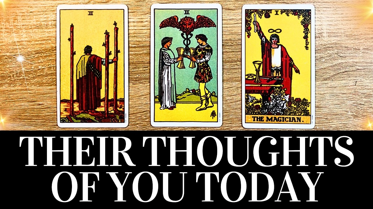 PICK A CARD 🥰🔮 Their THOUGHTS Of YOU Today 🔮🥰 What Is On Their Mind? ❤️ Love Tarot Reading Soulmate