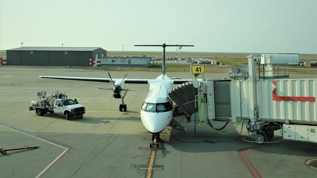 Full flight | Air Canada Express - Jazz Dash 8 Q400 | AC8322 Comox to Vancouver (C-GYJZ)