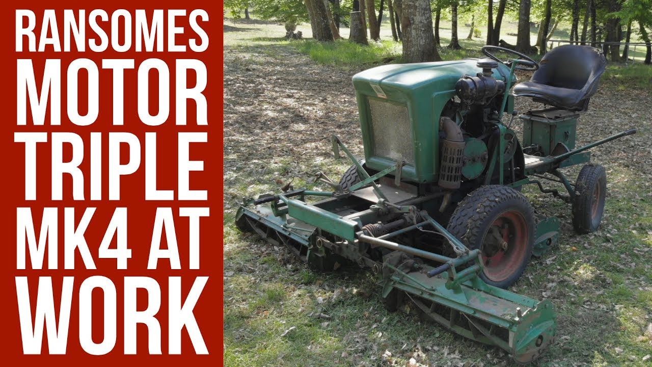 Ransomes Motor Triple MK4 at work