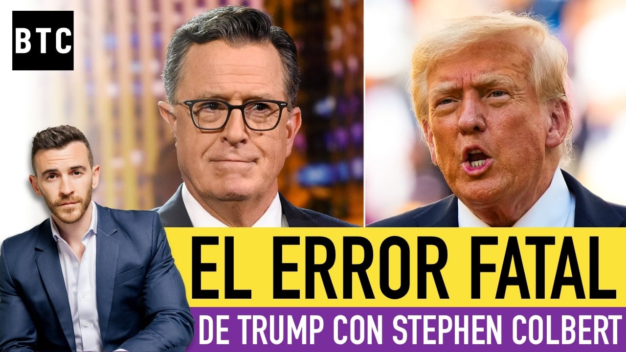 EL ERROR FATAL de Trump con el presentador Stephen Colbert