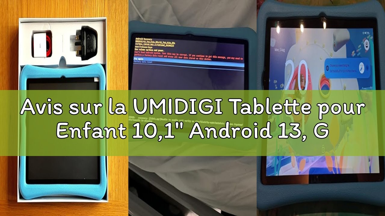 Avis sur la UMIDIGI Tablette pour Enfant 10,1