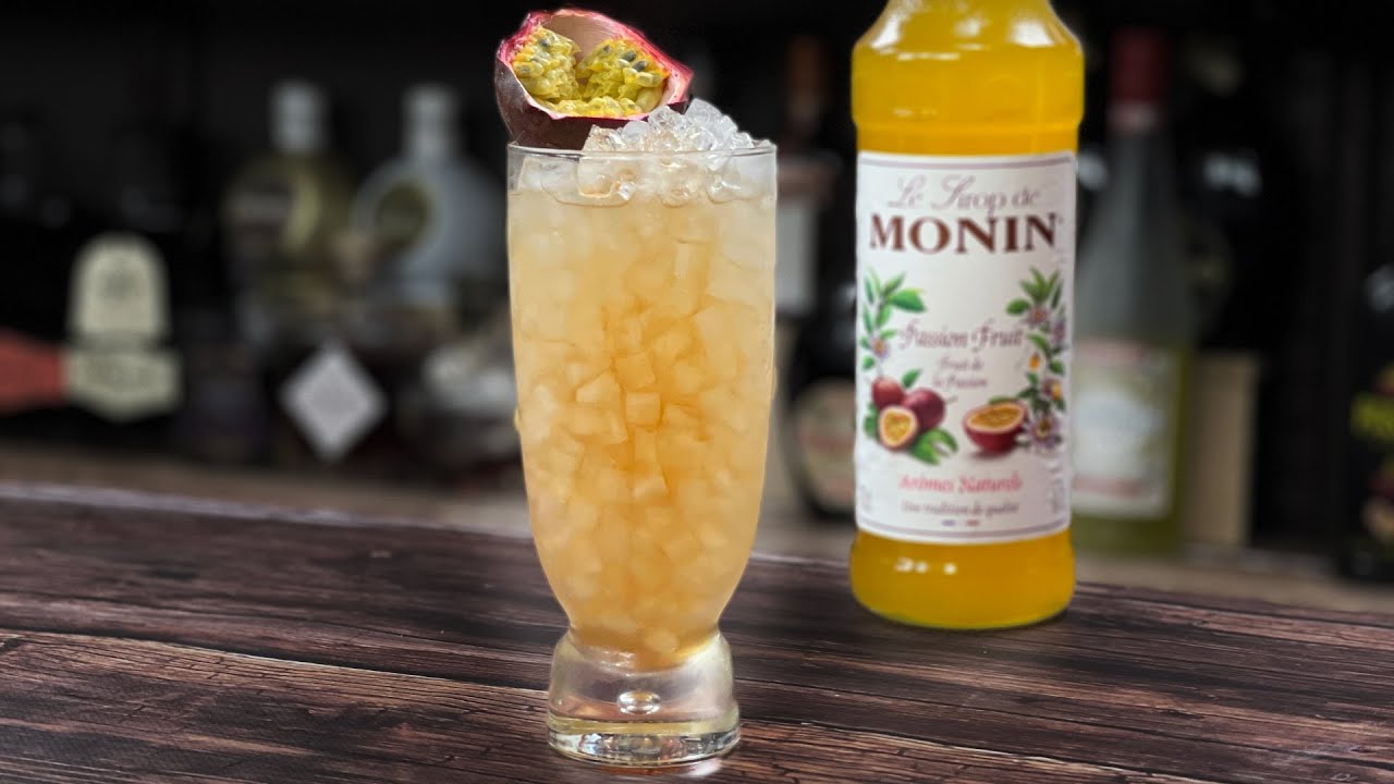 EASY Passion Fruit Cocktails - with Vanilla Vodka!