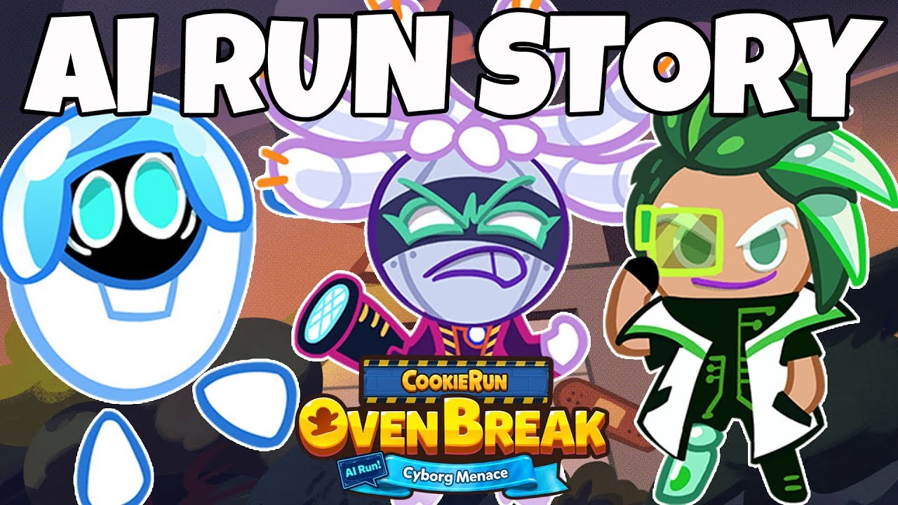 CROB ION COOKIE STORY ALL PARTS AI RUN CYBORG MENACE Cookie Run Ovenbreak