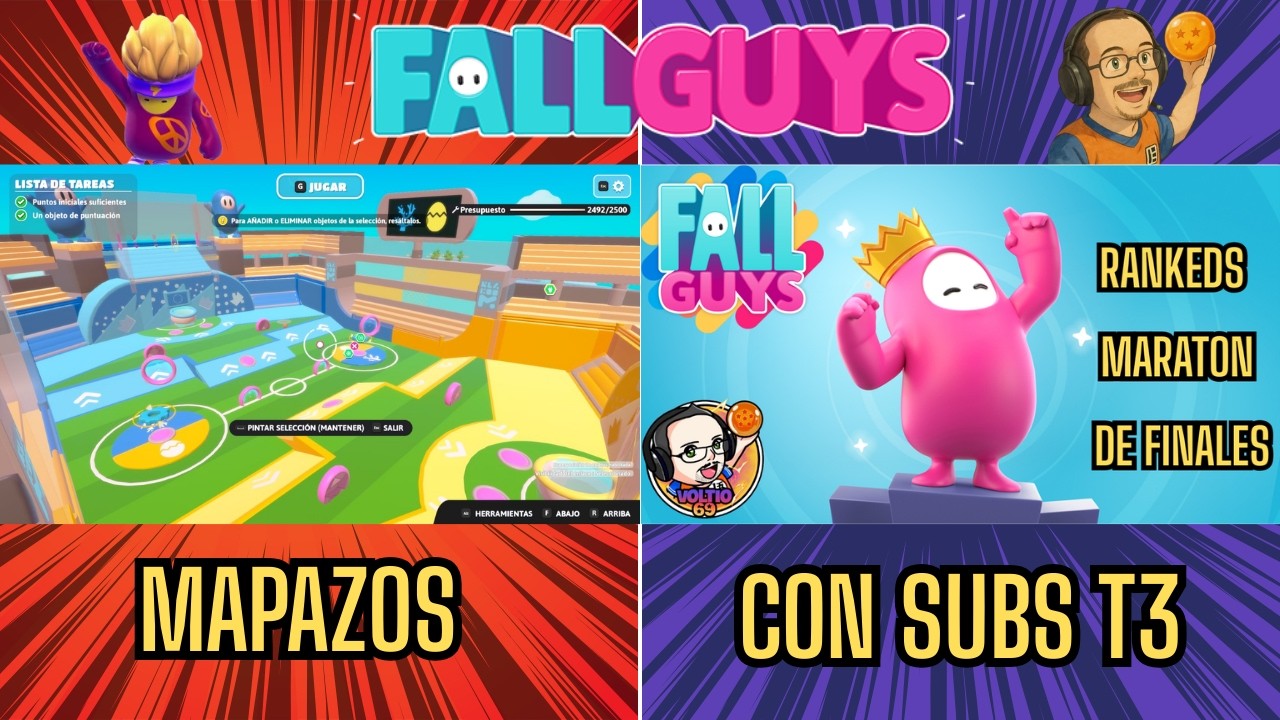 😍FALL GUYS😍CREATIVO - CROWN JUMP @javierpatata115 Y RANKEDS #fallguys #fallguysultimateknockout