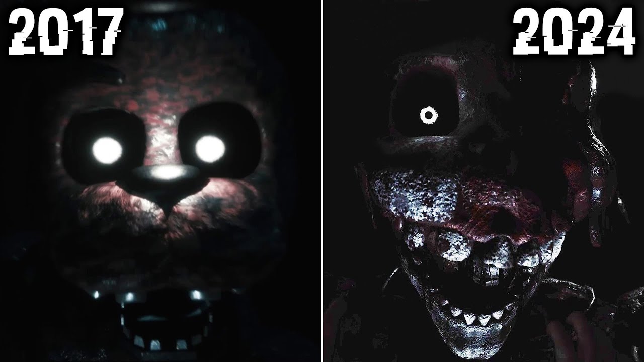 The Joy of Creation 2017 vs. 2024 Jumpscares (Office Demo)