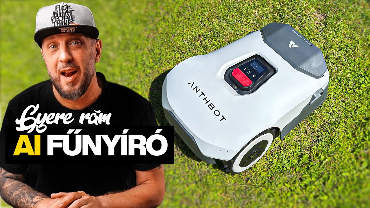 Meglepő, mit tud ez az AI fűnyíró robot! | Anthbot Genie 600
