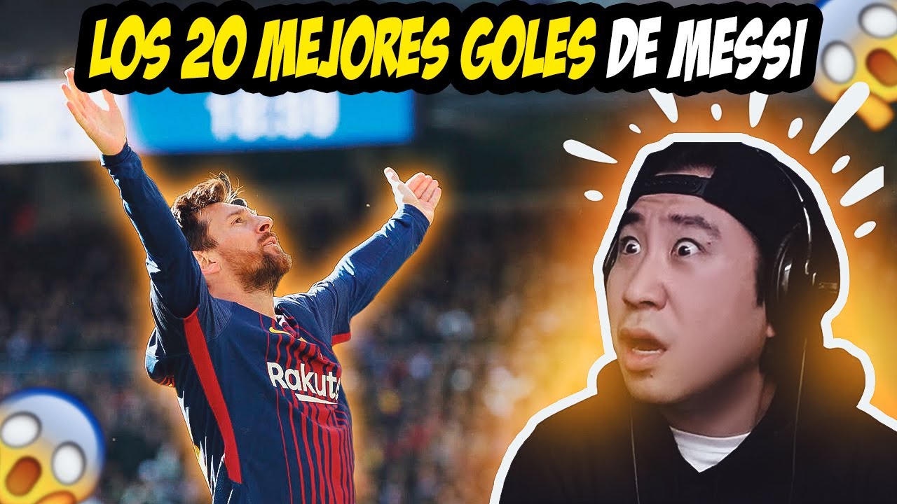 Coreano Loco reacciona a los 20 mejores goles de Messi 🤯😯