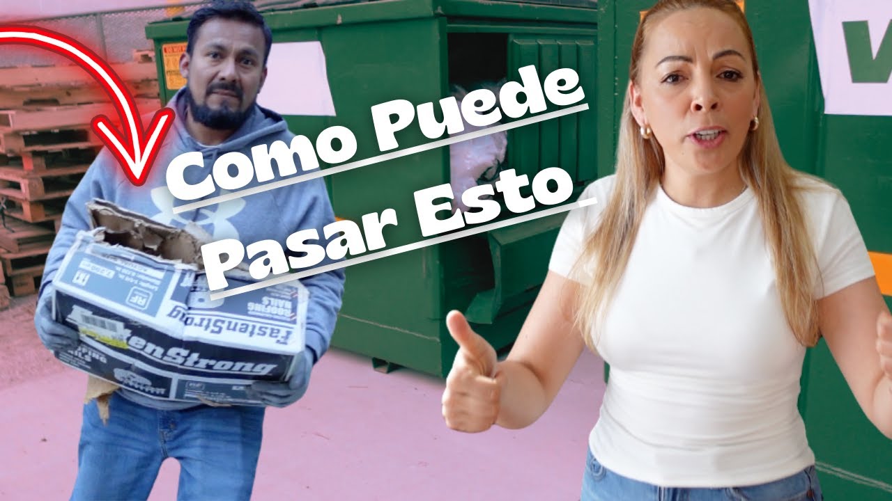 NO LO PUEDO CREER COMO PUDIERON TIRAR ESTO A LA BASURA😱😳🇺🇸#NoemyBLaSalvadoreña